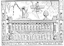 Płaskorzeźba na grobie królewskim (Coste et Flandin, /Perse Ancienne/, w Persepolis, pl. 164. Lenormant,
tom V, str. 23.)
