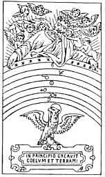 Chrześcijańska Trójca. Z /Iconographie Chrétienne/. (Reprodukcja z  Bastian /Ethnol. Bilderbuch/, rysunek XVII).