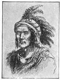 Tenskwatawa, Prorok Shawano w 1808 roku.