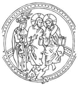 
Trójca z X wieku. Z Archeologii Müllera i Mathe.